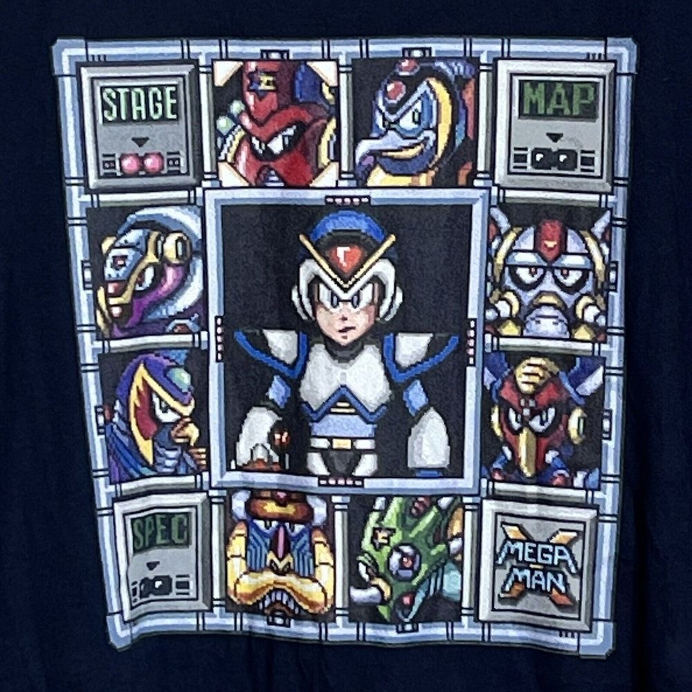 Capcom Mega Man Characters Retro 1990s Gamer T‎ S… - image 3